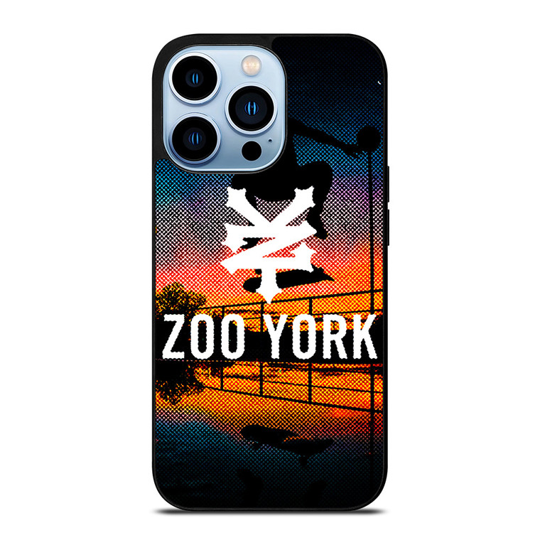 ZOO YORK SKATEBOARD SUNSET SKY iPhone 13 Pro Max Case Cover