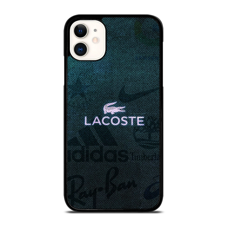 LACOSTE ADIDAS NIKE LOGO iPhone 11 Case Cover