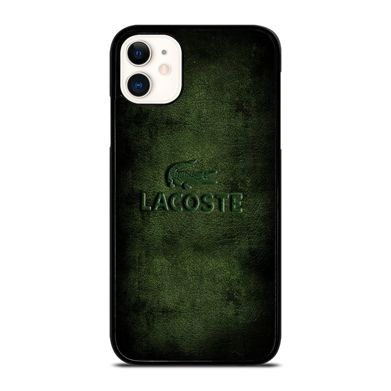 LACOSTE LEATHER iPhone 11 Case Cover