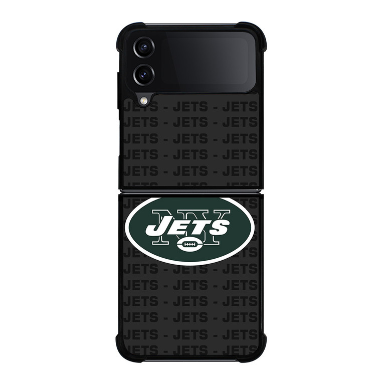 NEW YORK JETS FOOTBALL TEXT Samsung Galaxy Z Flip 4 Case Cover