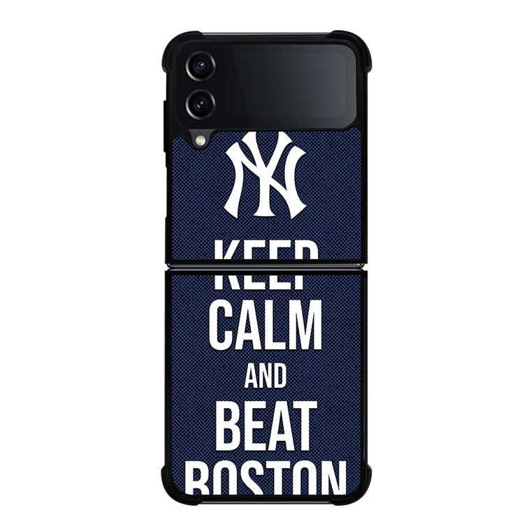 NEW YORK YANKEES MLB BASEBALL BANTER FANS Samsung Galaxy Z Flip 4 Case Cover