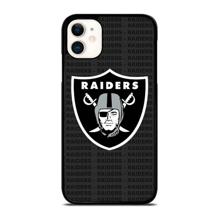 LAS VEGAS RAIDERS FOOTBALL TEXT iPhone 11 Case Cover