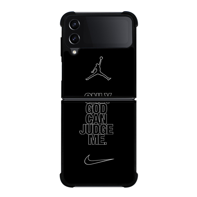 NIKE AIR JORDAN ONLY GOD CAN JUDGE ME Samsung Galaxy Z Flip 4 Case Cover