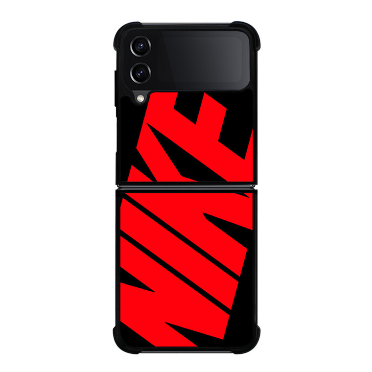 NIKE RED LOGO Samsung Galaxy Z Flip 4 Case Cover