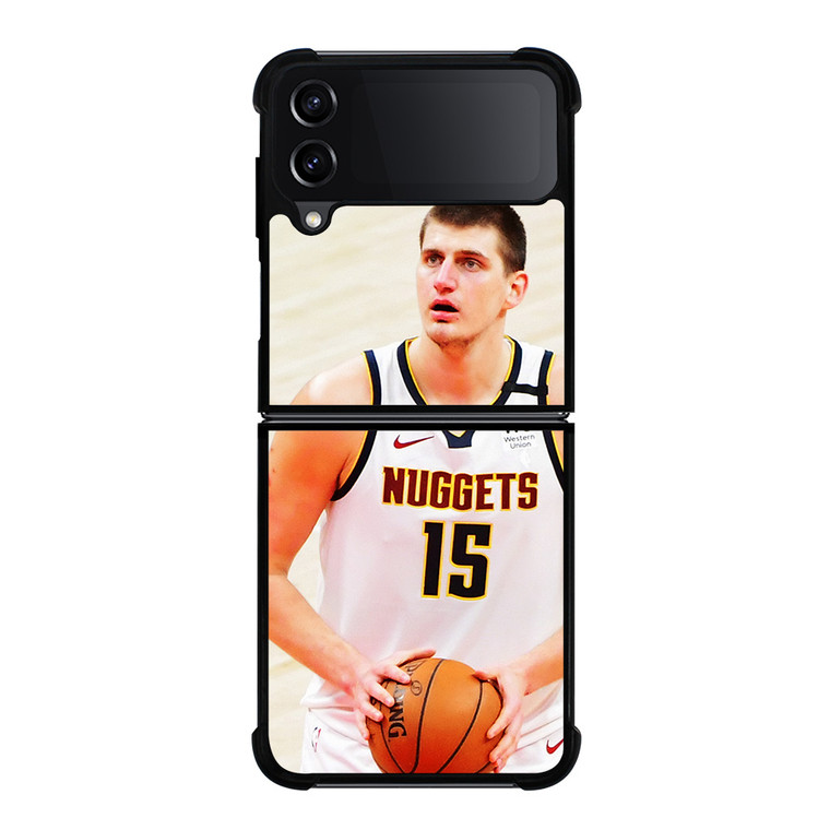 NIKOLA JOKIC DENVER NUGGETS 4 Samsung Galaxy Z Flip 4 Case Cover