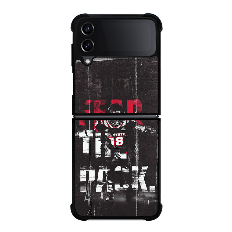 NORTH CAROLINA WOLFPACK FOOTBALL Samsung Galaxy Z Flip 4 Case Cover