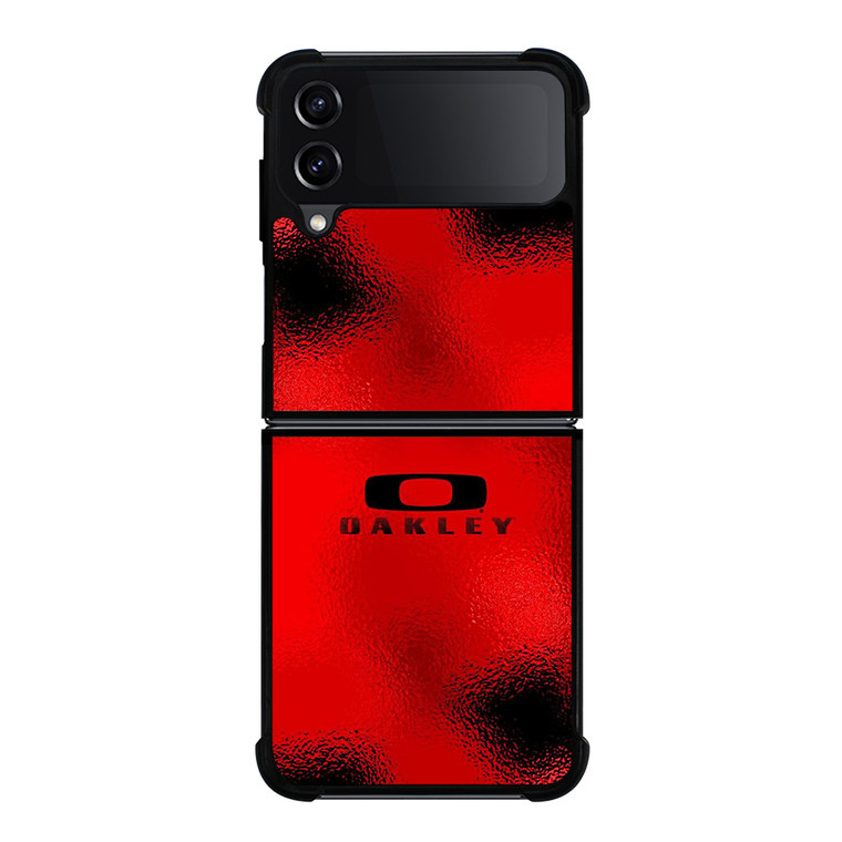 OAKLEY GLASSESS RED Samsung Galaxy Z Flip 4 Case Cover OAKLEY GLASSESS RED Samsung Galaxy Z Flip 4 Case Cover