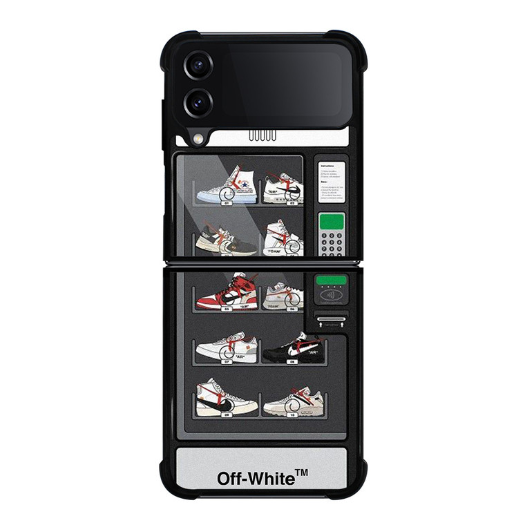 OFF WHITE NIKE SHOES FRIDGE Samsung Galaxy Z Flip 4 Case Cover