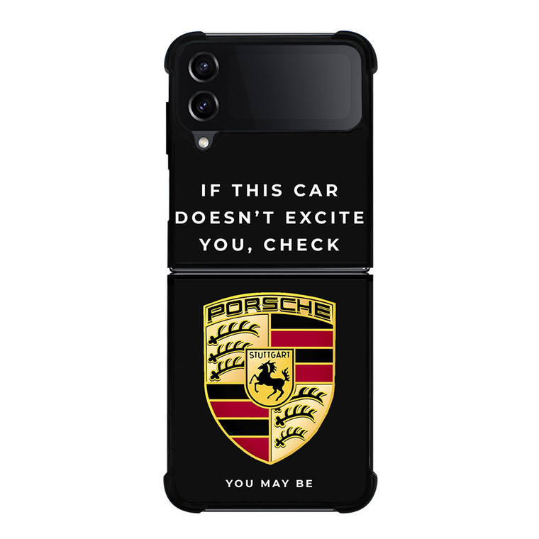 PORSCHE CAR QUOTES Samsung Galaxy Z Flip 4 Case Cover