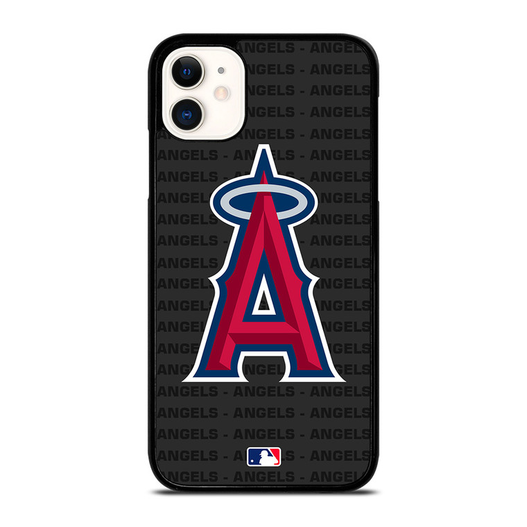 LOS ANGELES ANGELS BASEBALL BLACK iPhone 11 Case Cover
