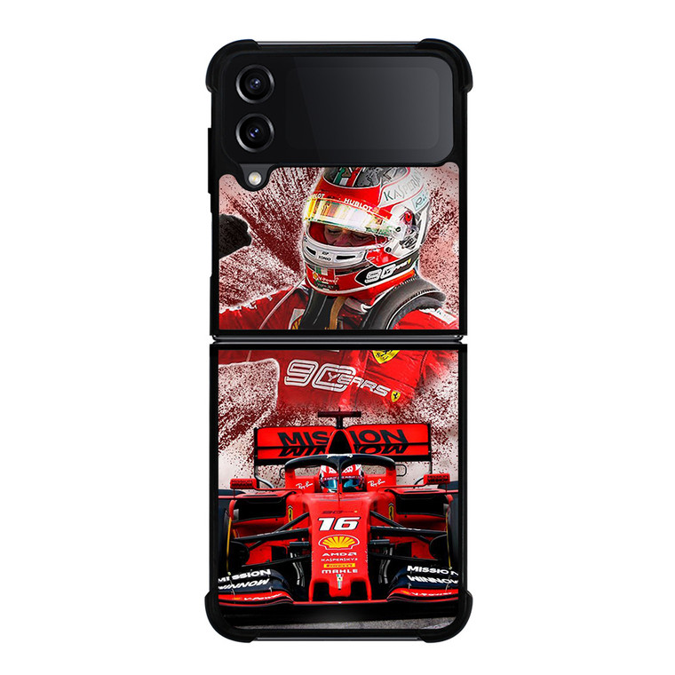 SCUDERIA FERRARI F1 CHARLES LECLERC Samsung Galaxy Z Flip 4 Case Cover