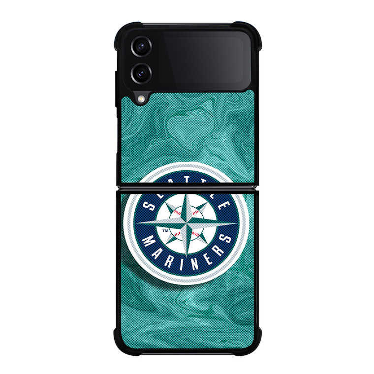 SEATTLE MARINERS MLB BASEBALL LOGO 2 Samsung Galaxy Z Flip 4 Case Cover