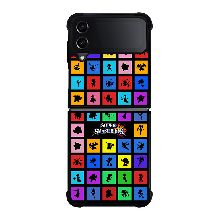 SUPER SMASH BROS COLLAGE Samsung Galaxy Z Flip 4 Case Cover