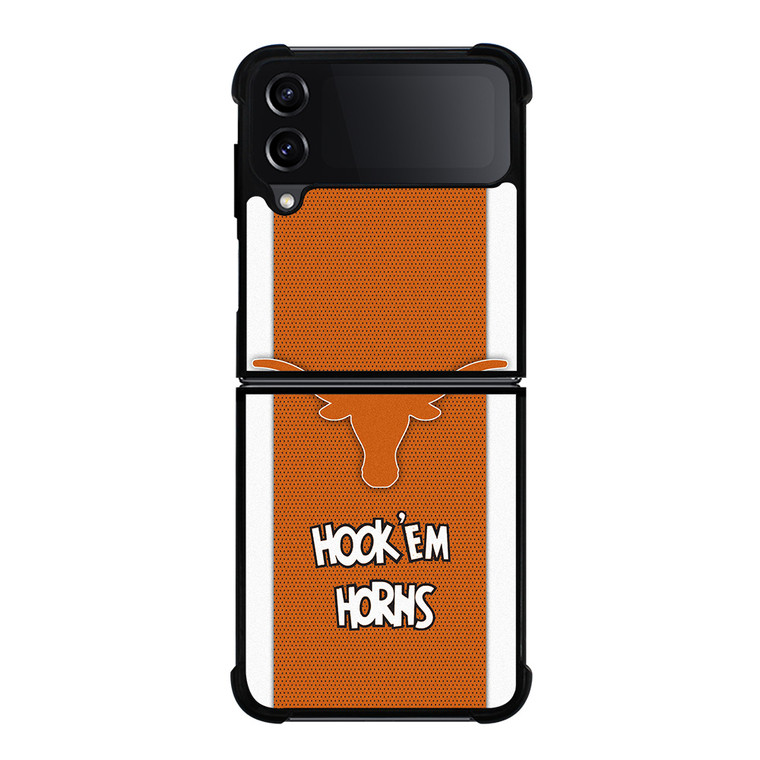 TEXAS LONGHORNS FOOTBALL SLOGAN Samsung Galaxy Z Flip 4 Case Cover