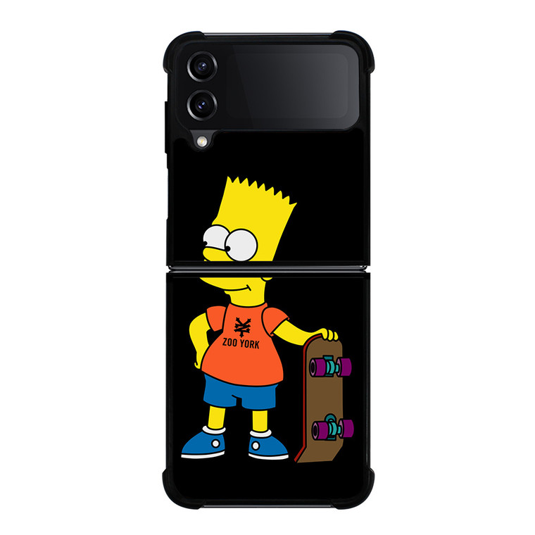 THE SIMPSONS ZOO YORK SKATEBOARD 2 Samsung Galaxy Z Flip 4 Case Cover