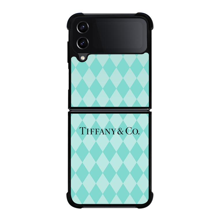 TIFFANY AND CO DIAMOND PATTERN Samsung Galaxy Z Flip 4 Case Cover TIFFANY AND CO DIAMOND PATTERN Samsung Galaxy Z Flip 4 Case Cover