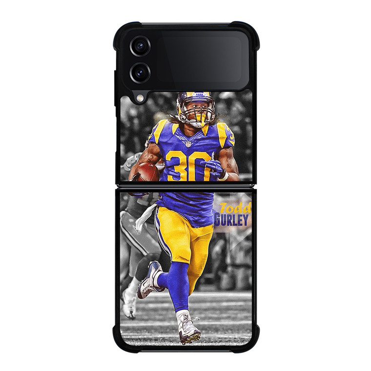 TODD GURLEY LOS ANGELES RAMS NFL Samsung Galaxy Z Flip 4 Case Cover TODD GURLEY LOS ANGELES RAMS NFL Samsung Galaxy Z Flip 4 Case Cover