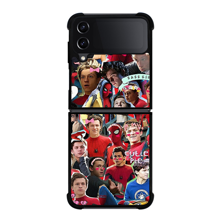 TOM HOLLAND SPIDERMAN COLLAGE Samsung Galaxy Z Flip 4 Case Cover