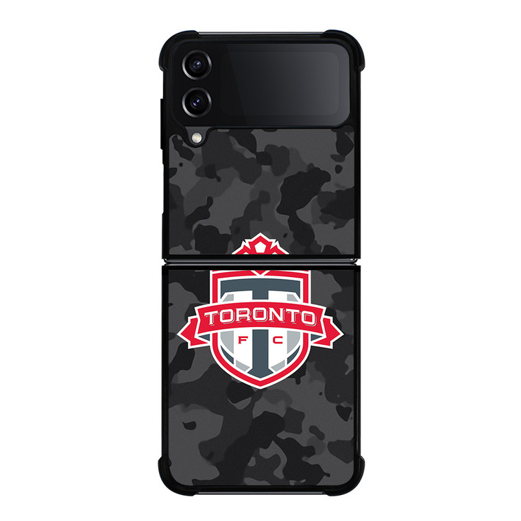 TORONTO FC MLS BLACK CAMO Samsung Galaxy Z Flip 4 Case Cover TORONTO FC MLS BLACK CAMO Samsung Galaxy Z Flip 4 Case Cover