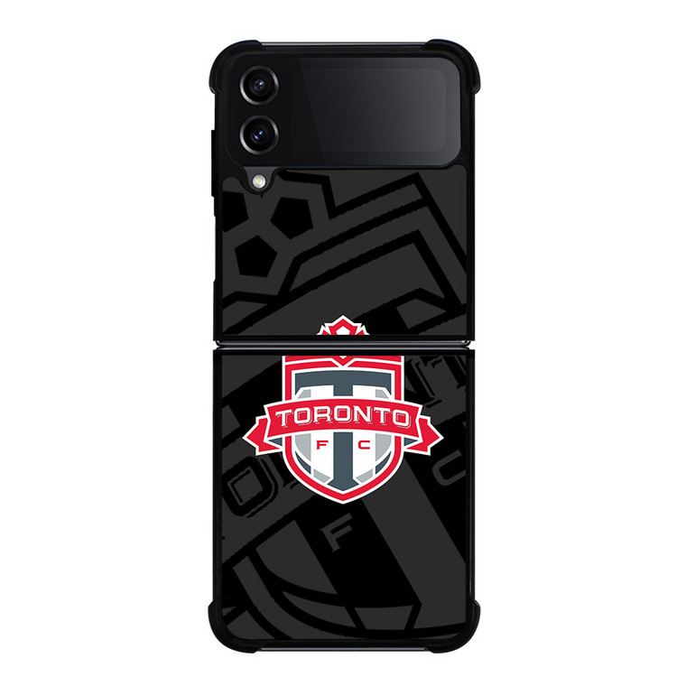 TORONTO FC MLS BLACK Samsung Galaxy Z Flip 4 Case Cover TORONTO FC MLS BLACK Samsung Galaxy Z Flip 4 Case Cover