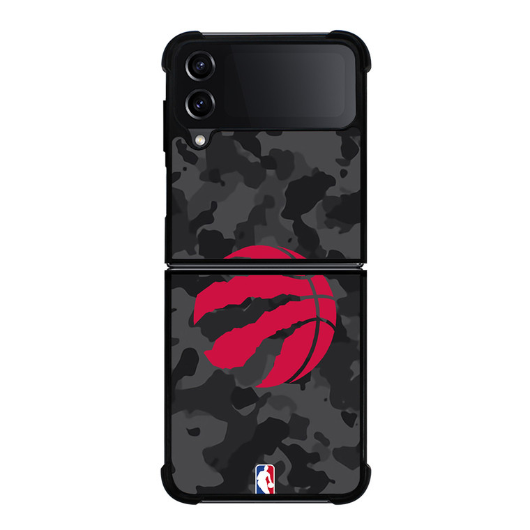 TORONTO RAPTORS BLACK CAMO Samsung Galaxy Z Flip 4 Case Cover TORONTO RAPTORS BLACK CAMO Samsung Galaxy Z Flip 4 Case Cover