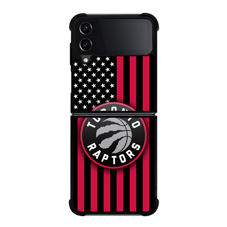TORONTO RAPTORS NBA USA FLAG Samsung Galaxy Z Flip 4 Case Cover