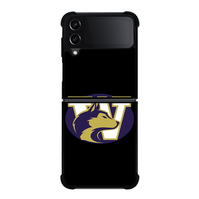 WASHINGTON HUSKIES FOOTBALL SYMBOL Samsung Galaxy Z Flip 4 Case Cover