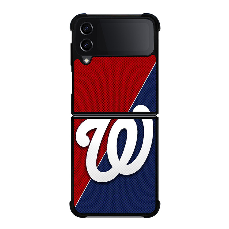 WASHINGTON NATIONALS MLB BASEBALL LOGO Samsung Galaxy Z Flip 4 Case Cover WASHINGTON NATIONALS MLB BASEBALL LOGO Samsung Galaxy Z Flip 4 Case Cover
