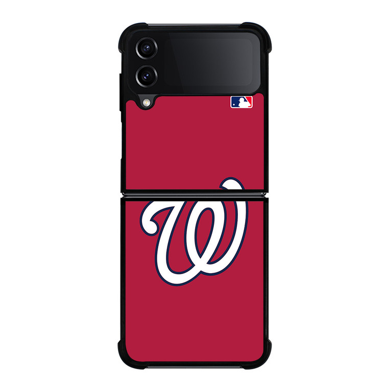 WASHINGTON NATIONALS MLB LOGO Samsung Galaxy Z Flip 4 Case Cover WASHINGTON NATIONALS MLB LOGO Samsung Galaxy Z Flip 4 Case Cover