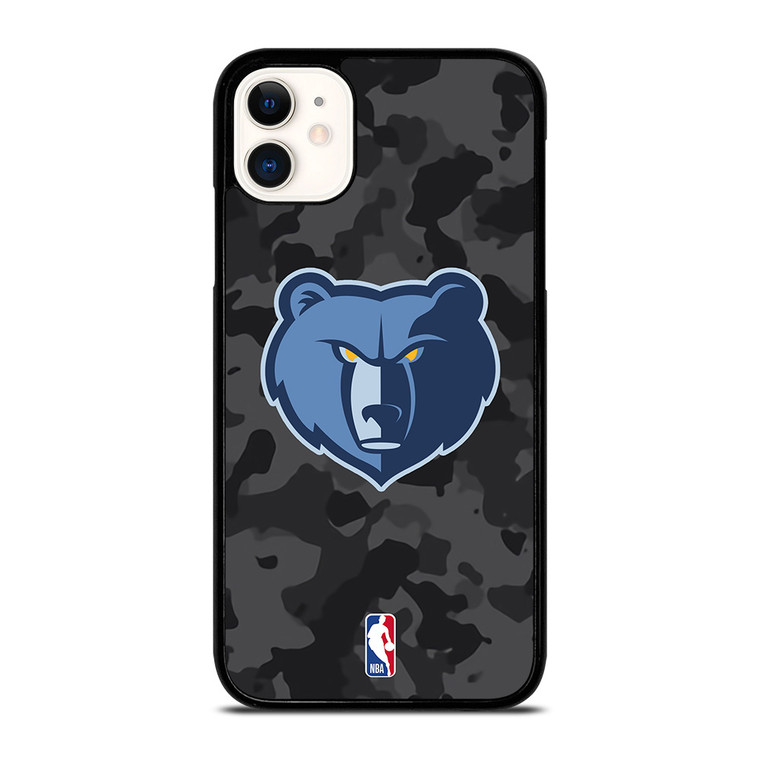 MEMPHIS GRIZZLIES BLACK CAMO iPhone 11 Case Cover