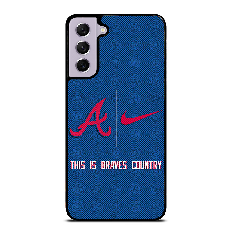 ATLANTA BRAVES NIKE MLB BASEBALL Samsung Galaxy S21 FE Case Cover