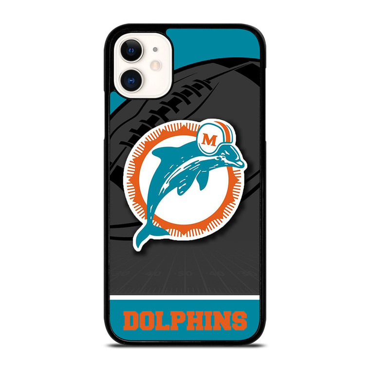 MIAMI DOLPHINS NFL TEAM iPhone 11 Case Cover MIAMI DOLPHINS NFL TEAM iPhone 11 Case Cover