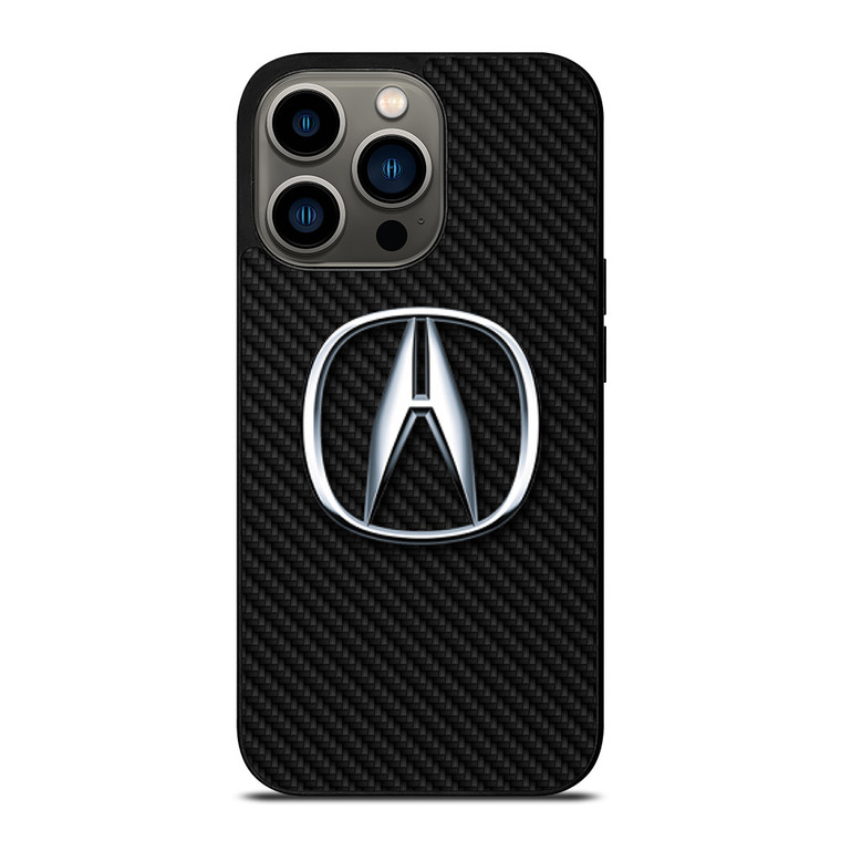 ACURA MOTORS CARBON FIBER iPhone 13 Pro Case Cover