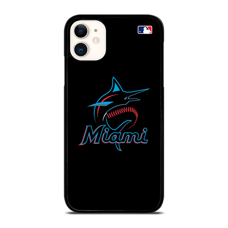 MIAMI MARLINS MLB LOGO iPhone 11 Case Cover