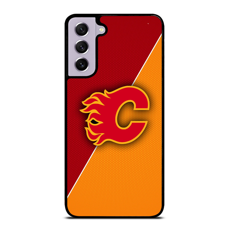 CALGARY FLAMES NHL HOCKEY LOGO Samsung Galaxy S21 FE Case Cover