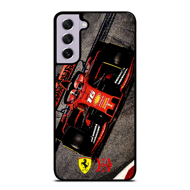 CHARLES LECLERC FERRARI FORMULA ONE F1 RACING 3 Samsung Galaxy S21 FE Case Cover