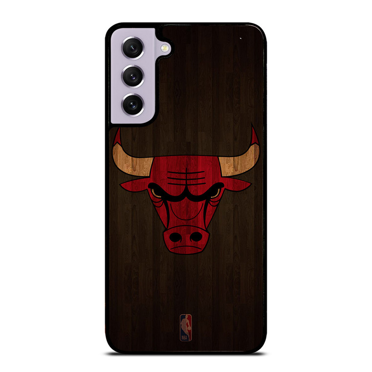CHICAGO BULLS BASKETBALL COURT NBA Samsung Galaxy S21 FE Case Cover
