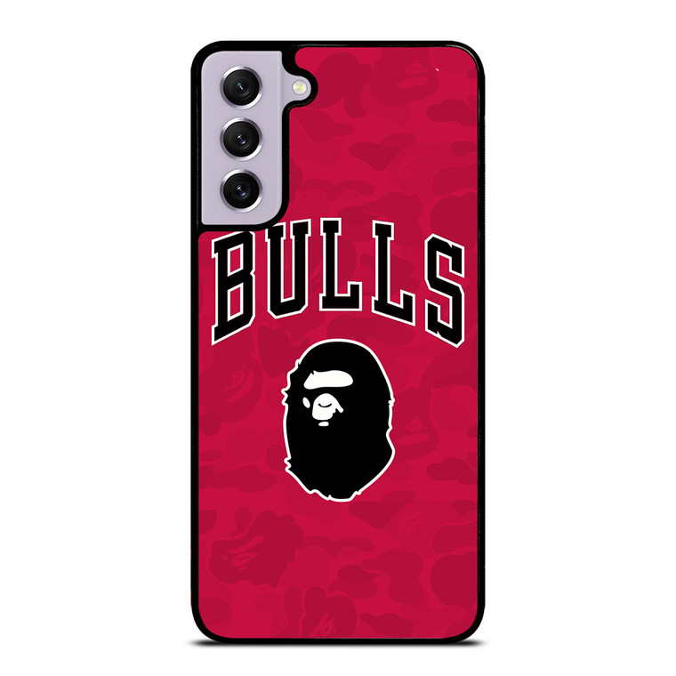 CHICAGO BULLS X BAPE CAMO Samsung Galaxy S21 FE Case Cover