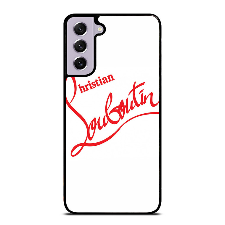 CHRISTIAN LOUBOUTIN WHITE Samsung Galaxy S21 FE Case Cover