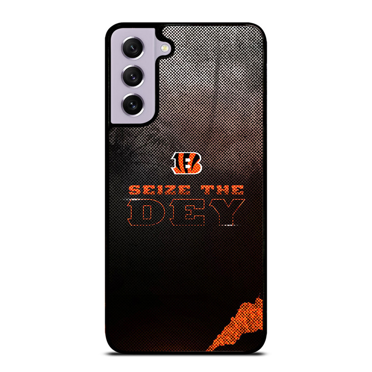 CINCINNATI BENGALS NFL FOOTBALL SEIZE THE DEY Samsung Galaxy S21 FE Case Cover