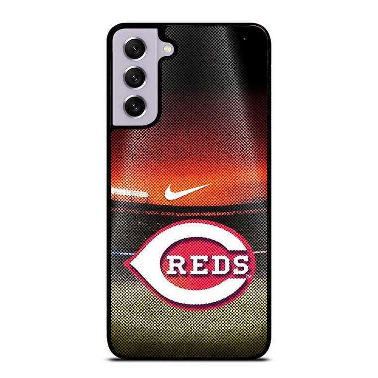 CINCINNATI RED MLB BASEBALL LOGO Samsung Galaxy S21 FE Case Cover