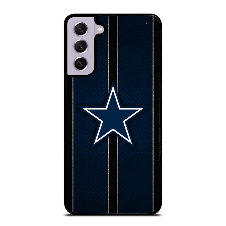 DALLAS COWBOYS NFL METAL STRIPE Samsung Galaxy S21 FE Case Cover