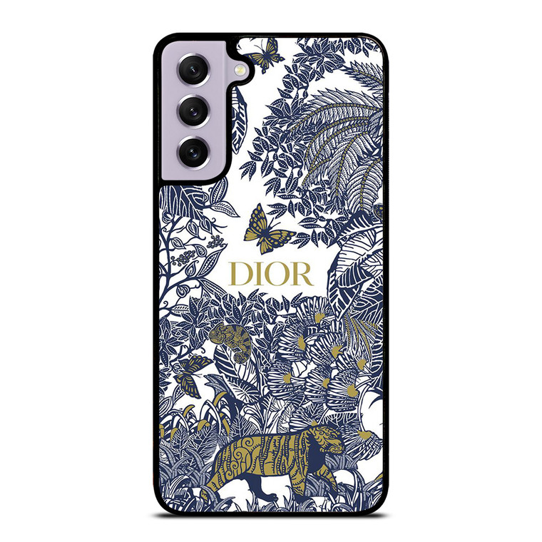 DIOR FLORAL BLUE Samsung Galaxy S21 FE Case Cover