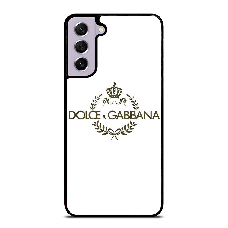 DOLCE AND GABBANA WHITE LOGO Samsung Galaxy S21 FE Case Cover