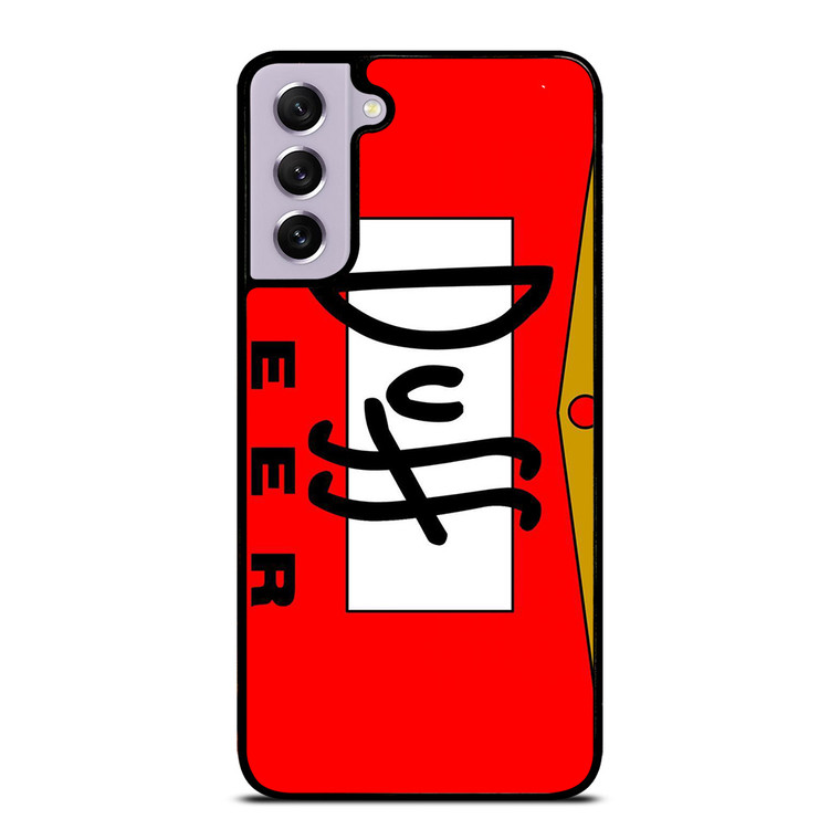 DUFF BEER THE SIMPSONS CARTOON Samsung Galaxy S21 FE Case Cover