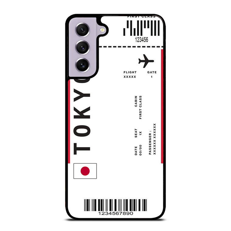 FLIGHT TICKETS JAPAN Samsung Galaxy S21 FE Case Cover