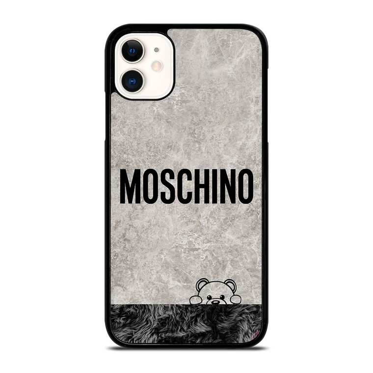 MOSCHINO BEAR HIDING iPhone 11 Case Cover