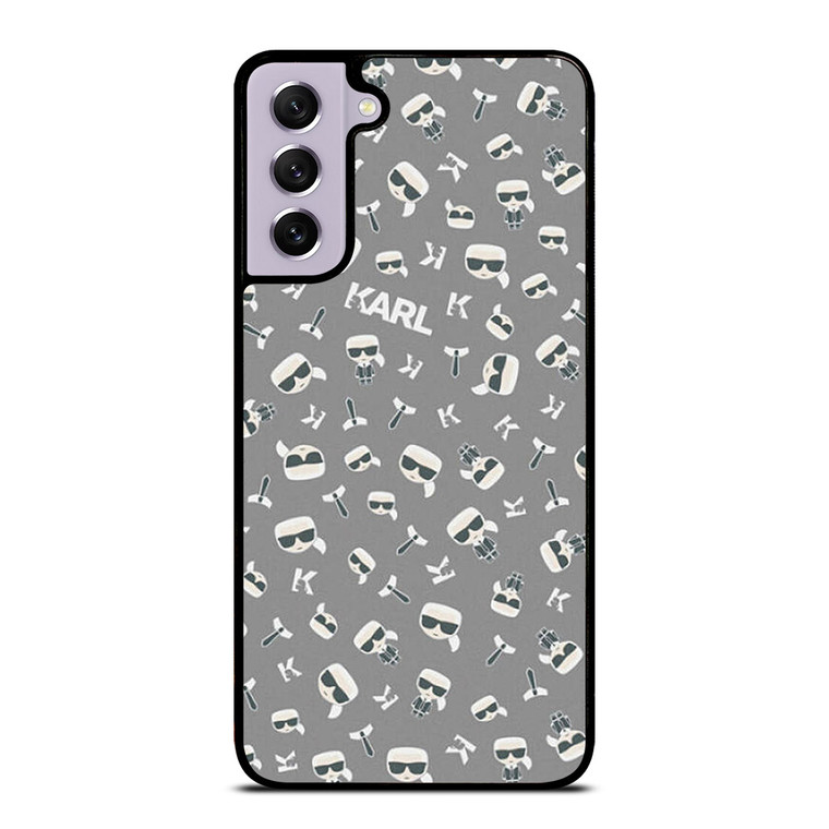 KARL LAGERFIELD PATTERN Samsung Galaxy S21 FE Case Cover