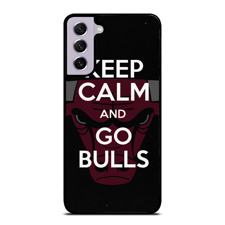 KEEP CALM AND GO CHICAGO BULLS Samsung Galaxy S21 FE Case Cover