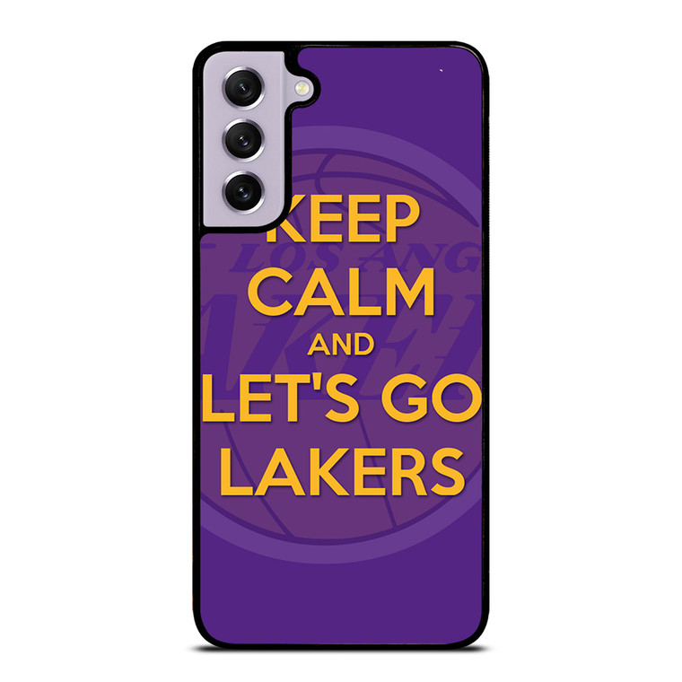 KEEP CALM AND GO LAKERS Samsung Galaxy S21 FE Case Cover